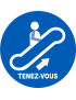 Escalateur montée tenez-vous - 15cm - Sticker/autocollant