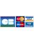 Paiement CB MASTERCARD/VISA/MAESTRO/ELECTRON - 20x7cm - Sticker/autoco