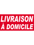 Livraison à domicile - 30x14 cm - Sticker/autocollant