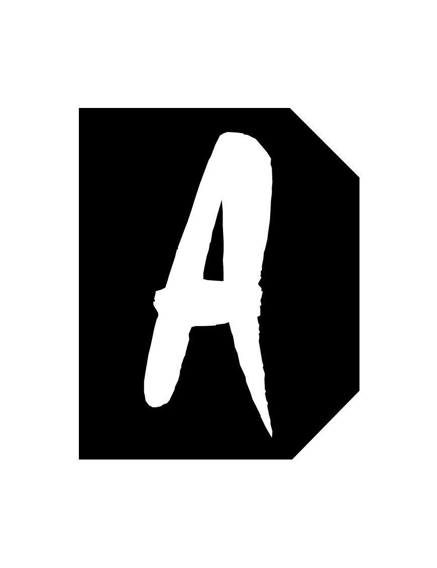 Complément numéro de rue A - architecte 6x4,7cm - Sticker/autocollan
