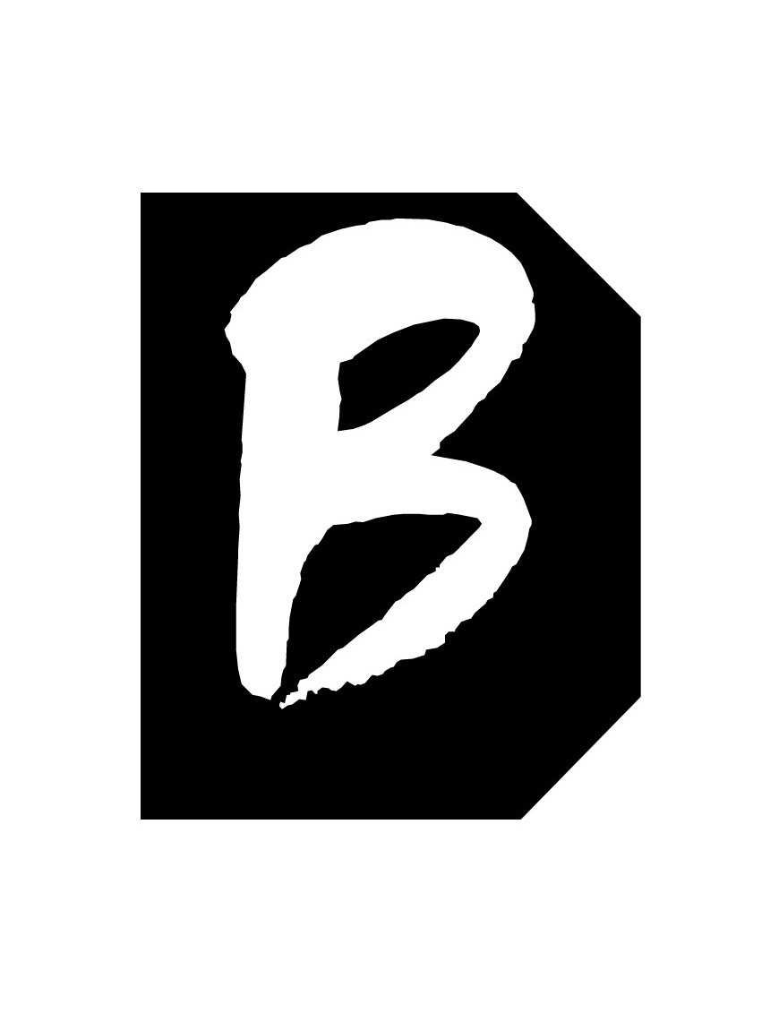 Complément numéro de rue B - architecte 6x4,7cm - Sticker/autocollan