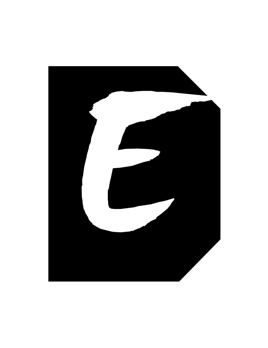 Complément numéro de rue E - architecte 6x4,7cm - Sticker/autocollan