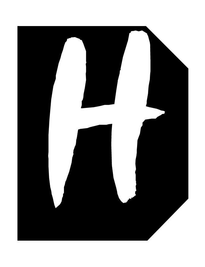 Complément numéro de rue H - architecte 6x4,7cm - Sticker/autocollan