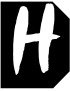 Complément numéro de rue H - architecte 6x4,7cm - Sticker/autocollan