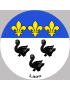 Laon (10cm) - Sticker/autocollant