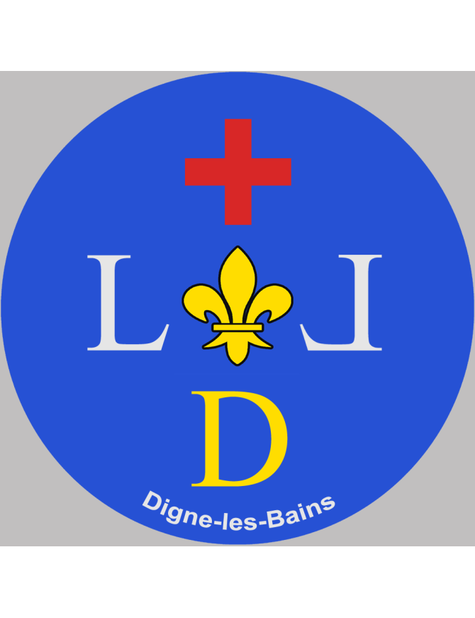Digne-les-Bains (5cm) - Sticker/autocollant