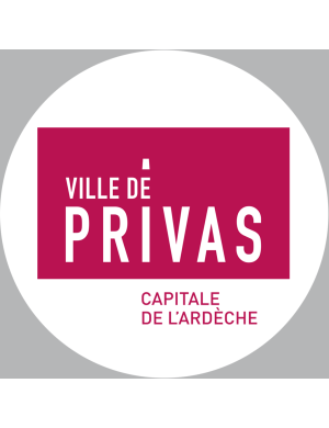 Privas (10cm) - Sticker/autocollant