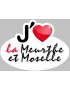 j'aime la Meurthe-et-Moselle (15x11cm) - Sticker/autocollant