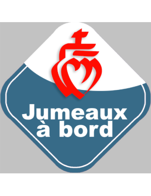 jumeaux à bord vendéen - 10cm - Sticker/autocollant