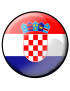 Croate rond - 10x10cm - Sticker/autocollant