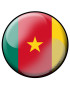 Cameroun rond - 15x15cm - Sticker/autocollant