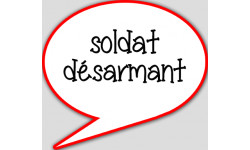 soldat désarmant - 10x9cm - Autocollant(sticker)