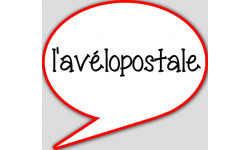 l'avélopostale - 10x9cm - Autocollant(sticker)