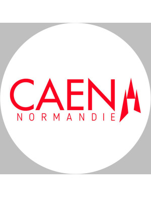 Caen (5cm) - Sticker/autocollant