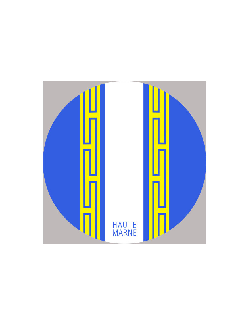 blason de la Haute Marne - 5cm -Sticker/autocollant