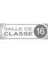 salle de classe 16 - 20x6.5cm - Sticker/autocollant