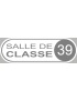 salle de classe 39 - 20x6.5cm - Sticker/autocollant