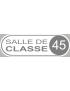 salle de classe 45 - 20x6.5cm - Sticker/autocollant