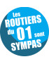 les routiers 01 de l'Ain - 15cm - Sticker/autocollant