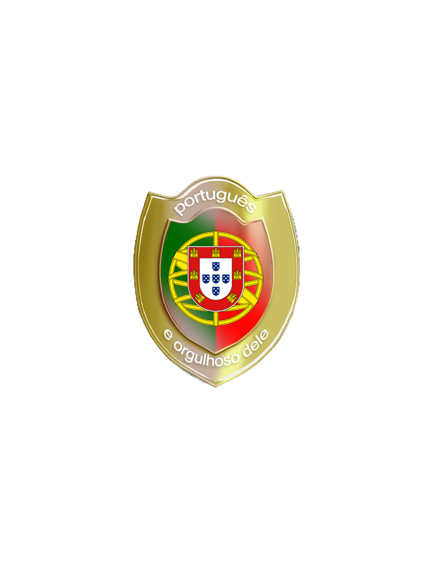 Portugais et fier de l'être - 5x4cm - Sticker/autocollant