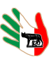 main Italienne - 5x5cm - Sticker/autocollant