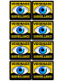 voisinage surveillance - 8fois 5cm - Sticker/autocollant