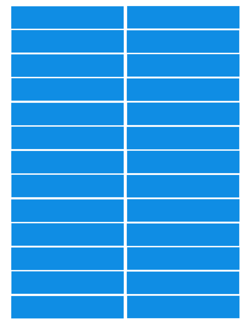 balises circuits GR marques bleus - 26fois 10x2cm - Sticker/autocollan