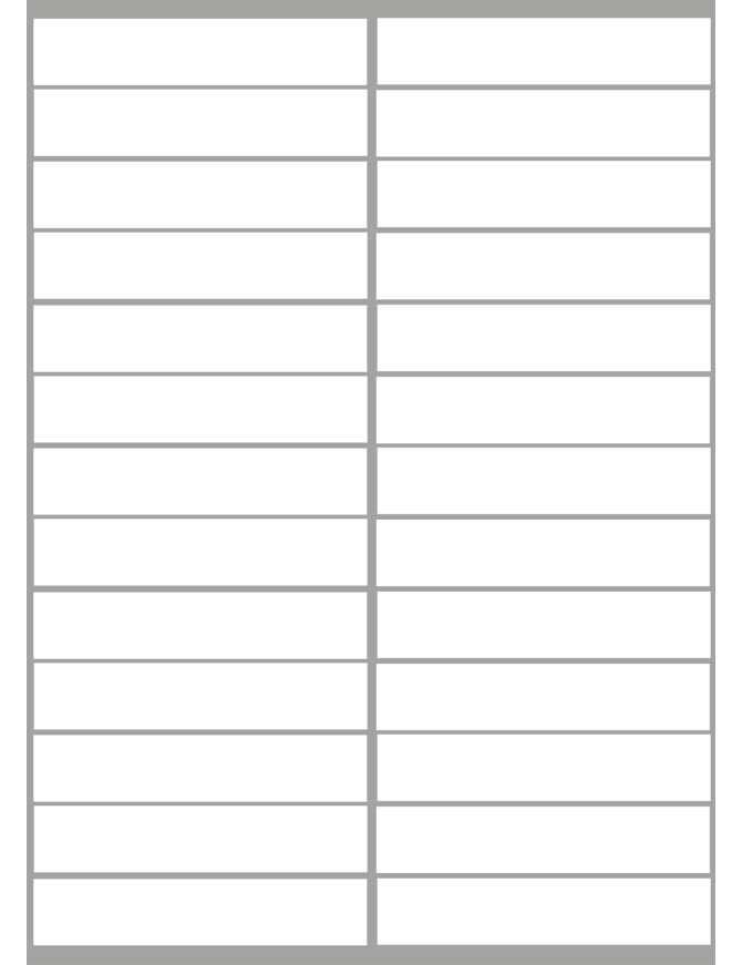 balises circuits GR marques blanc - 26fois 10x2cm - Sticker/autocollan