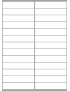 balises circuits GR marques blanc - 26fois 10x2cm - Sticker/autocollan