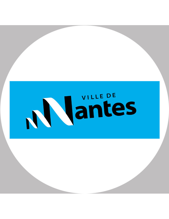 Nantes (20x20cm) - Sticker/autocollant