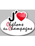 Châlons-en-Champagne (15x11cm) - Sticker/autocollant