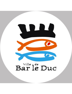 Bar-le-Duc (15x15cm) - Sticker/autocollant