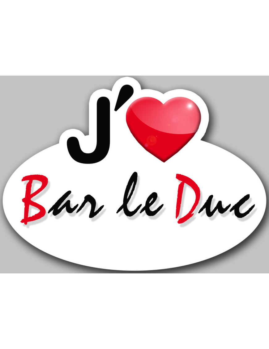 Bar-le-Duc (5x3.7cm) - Sticker/autocollant