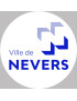 Nevers - 10x10cm - Sticker/autocollant