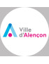 Alençon - 10x10cm - Sticker/autocollant