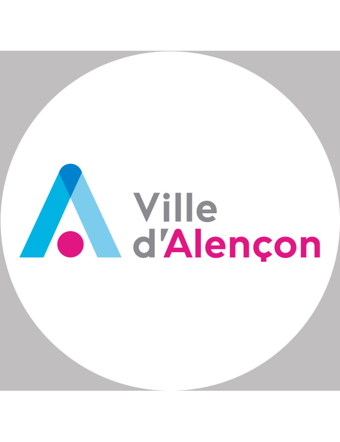 Alençon - 5x5cm - Sticker/autocollant