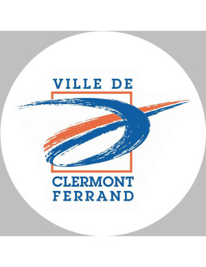 Clermont-Ferrand - 20x20cm - Sticker/autocollant