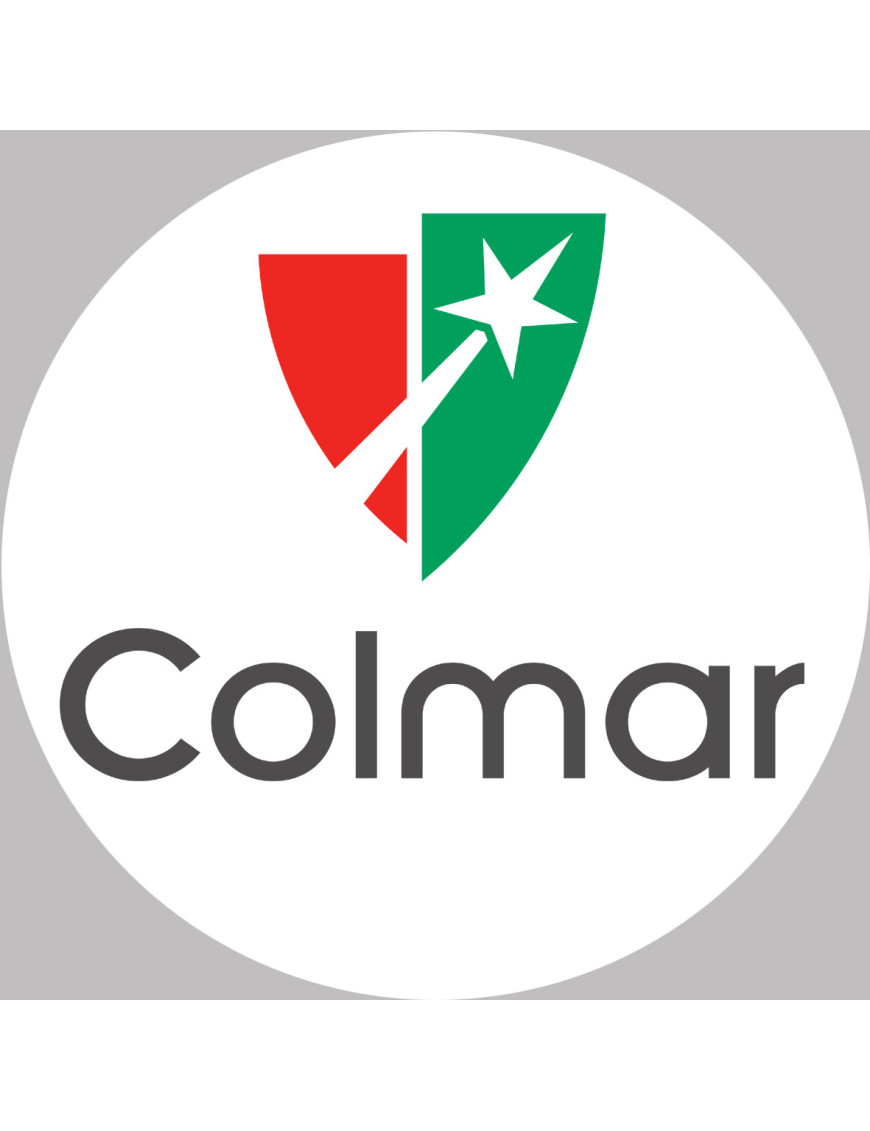 Colmar - 5x5cm - Sticker/autocollant