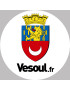 Vesoul - 10x10cm - Sticker/autocollant