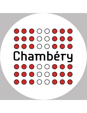 Chambéry - 10x10cm - Sticker/autocollant