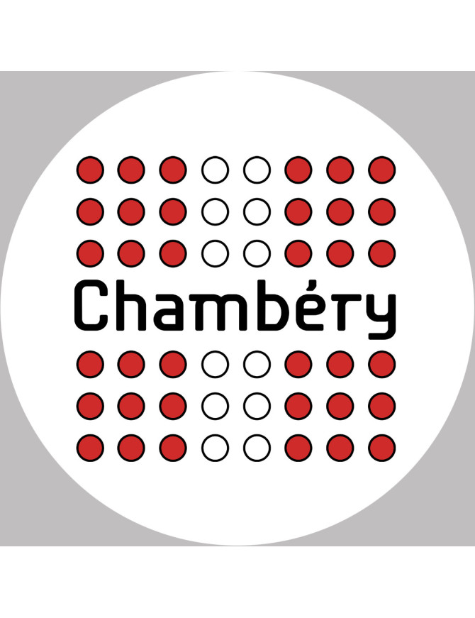 Chambéry - 10x10cm - Sticker/autocollant