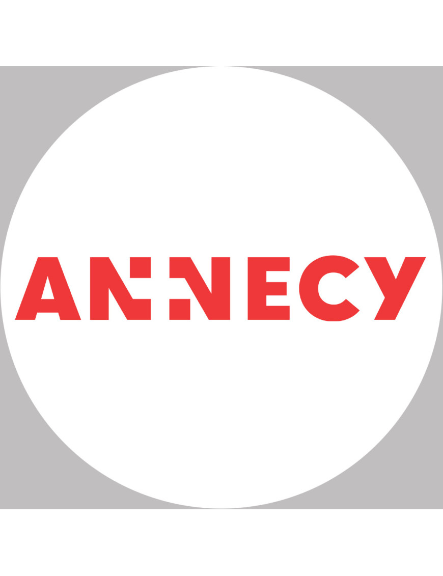 Annecy - 5x5cm - Sticker/autocollant