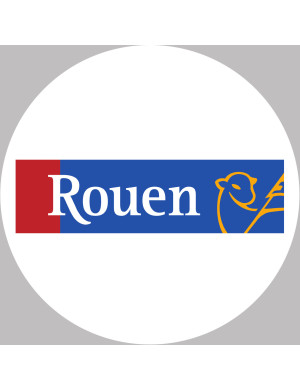 Rouen - 10x10cm - Sticker/autocollant