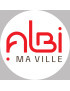 Albi - 15x15cm - Sticker/autocollant