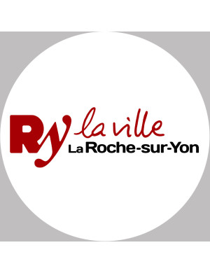 La Roche-sur-Yon - 15x15cm - Sticker/autocollant