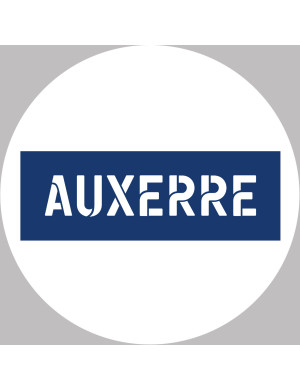 Auxerre - 15x15cm - Sticker/autocollant
