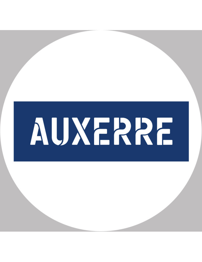 Auxerre - 5x5cm - Sticker/autocollant