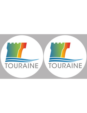 Touraine (2fois 5cm) - Sticker/autocollant