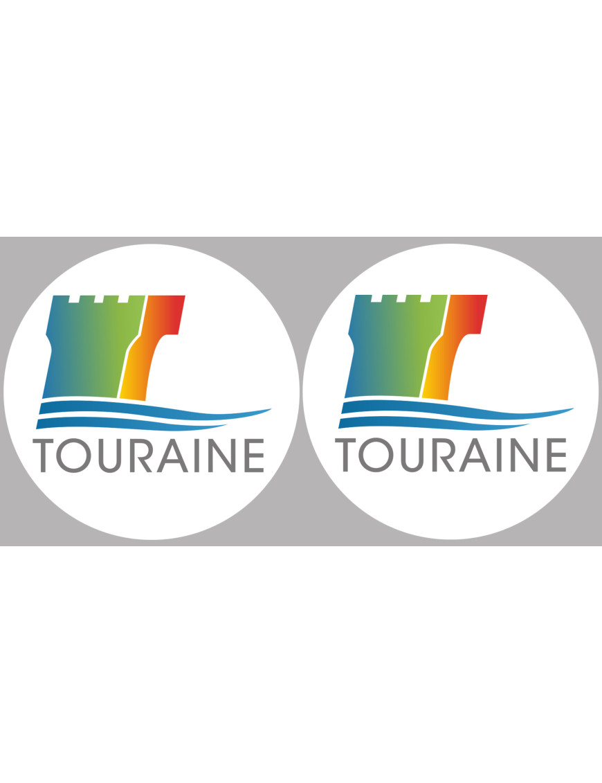 Touraine (2fois 5cm) - Sticker/autocollant
