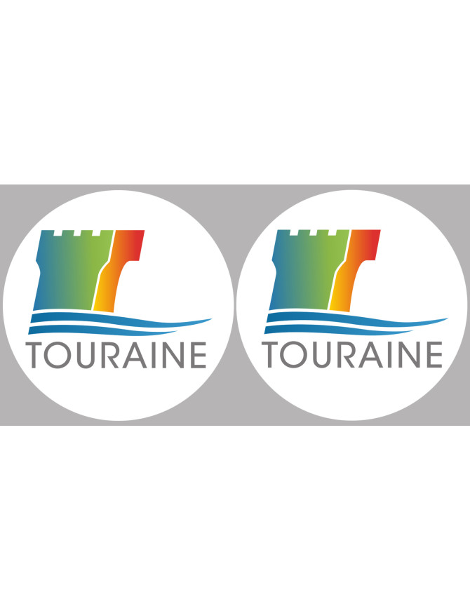 Touraine (2fois 5cm) - Sticker/autocollant